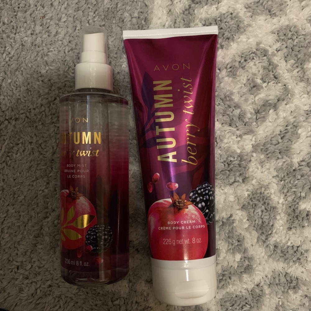 Avon body mist & lotion